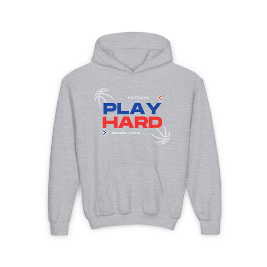Youth Hooded Basketball Sweatshirt - Play Hard