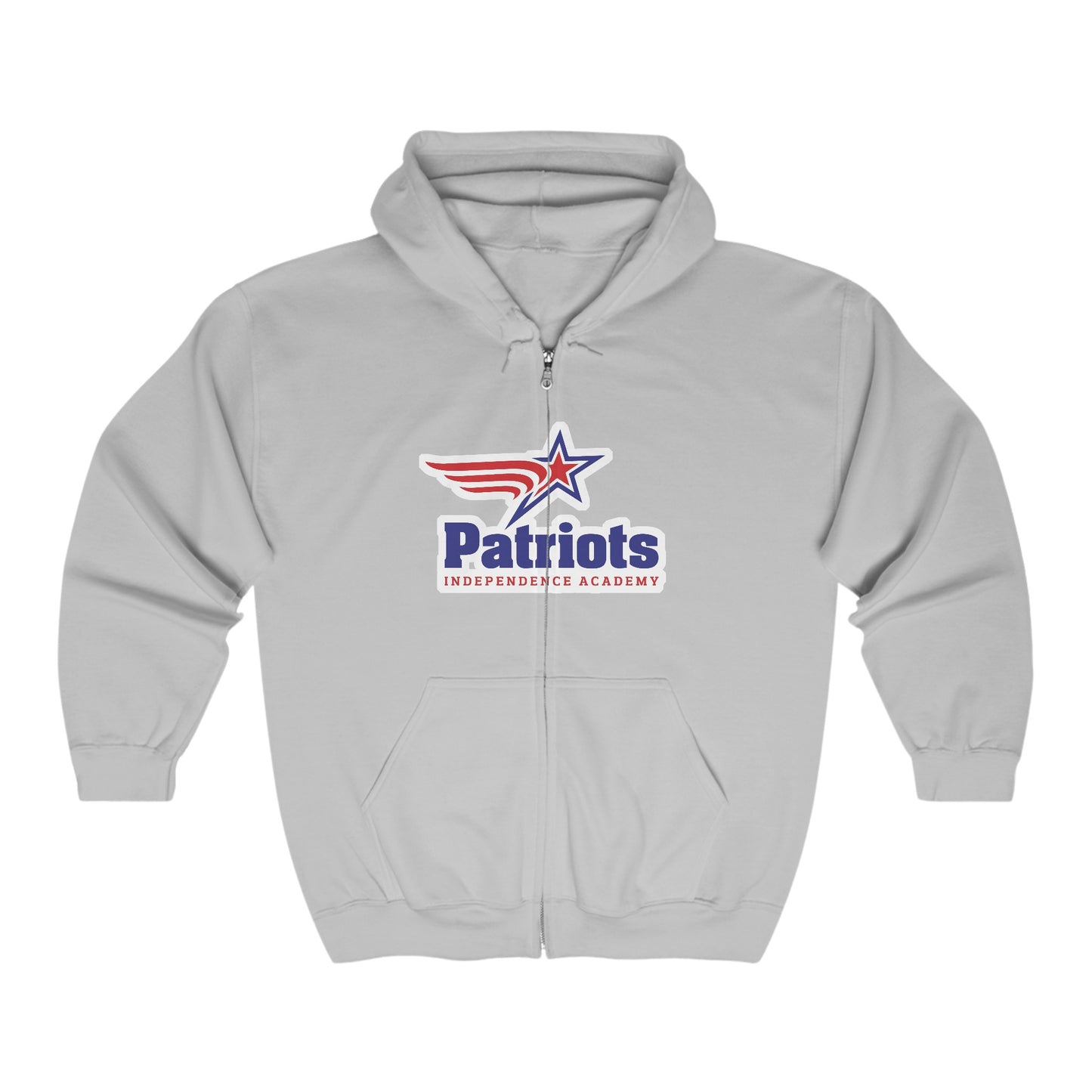 Unisex Full Zip Hooded Sweatshirt