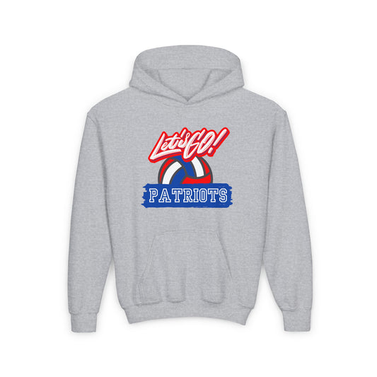 Youth Hooded Volleyall Sweatshirt