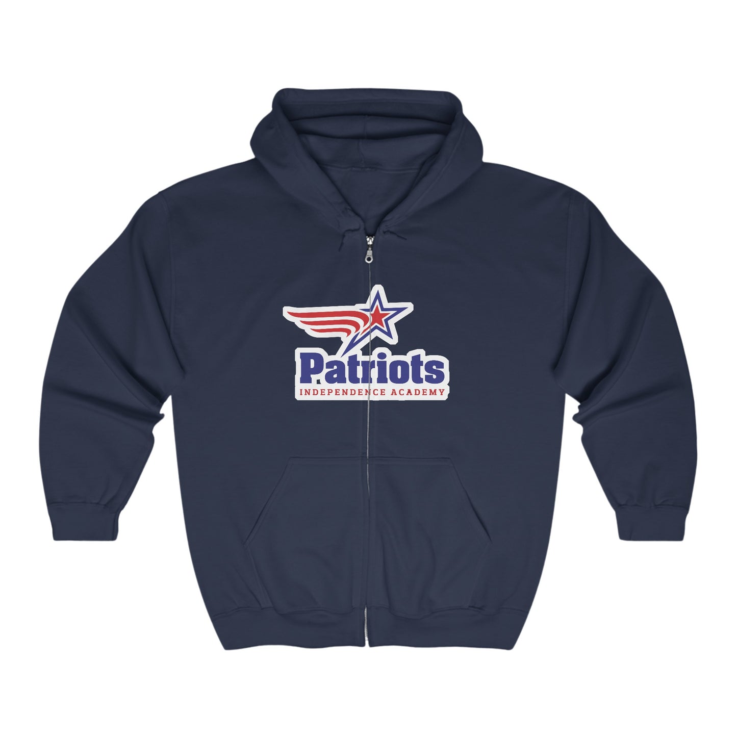 Unisex Full Zip Hooded Sweatshirt