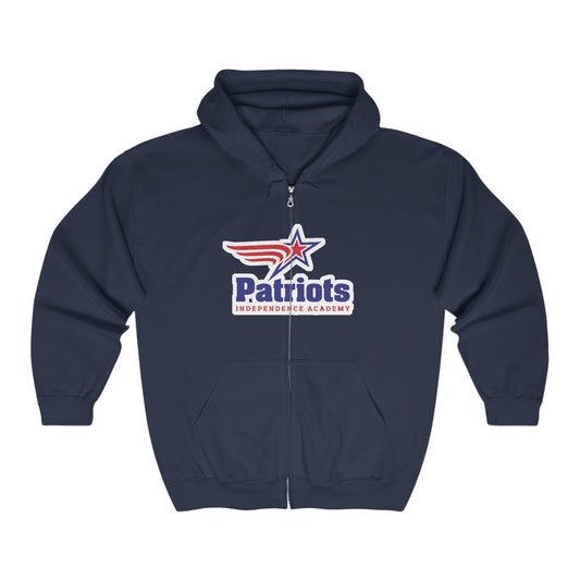 Unisex Full Zip Hooded Sweatshirt